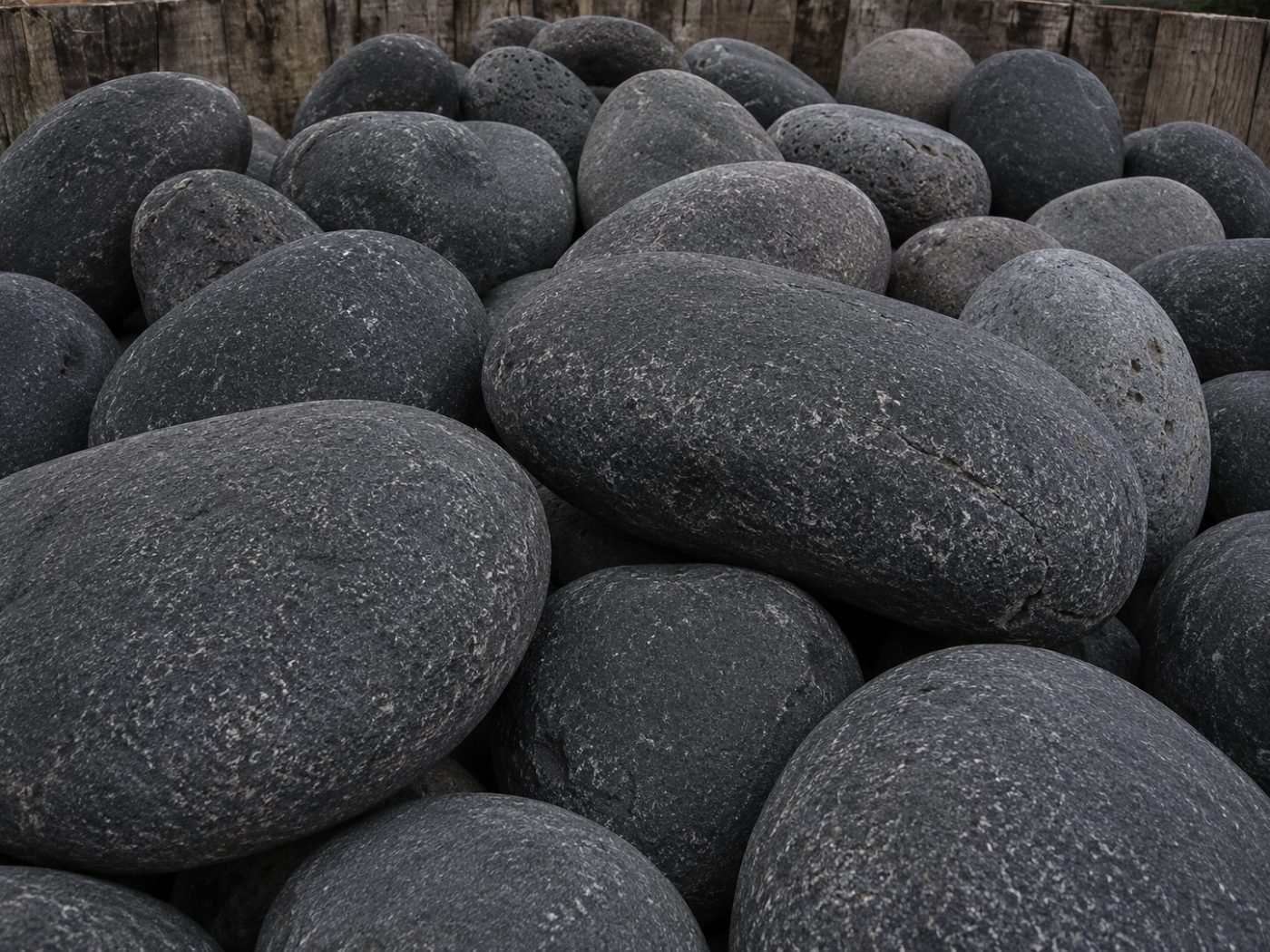 River stone pebbles
